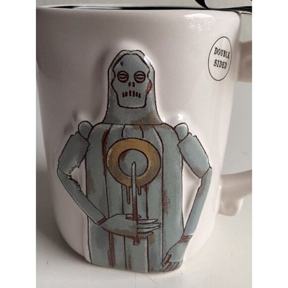 Rae Dunn Harry Potter Defense Against The Dark Arts Ceramic Mug Double Sided NEW - Picture 3 of 7